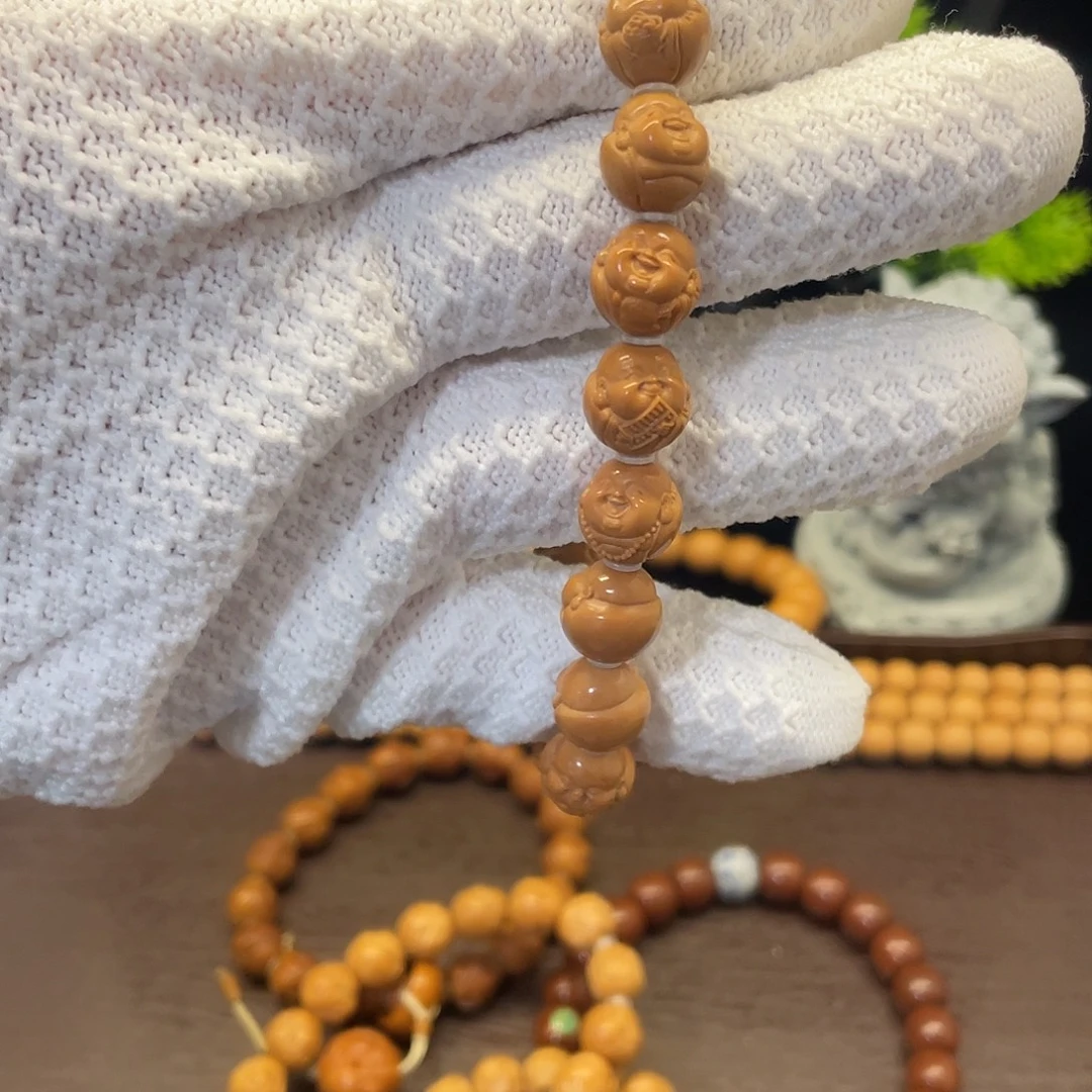 手串/手链核桃全品竖版小弥勒佛