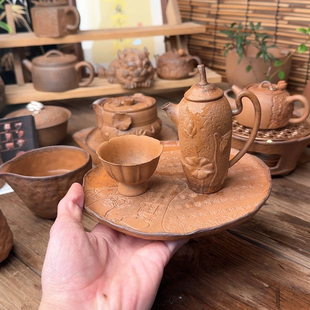 原矿老岩泥茶器系列