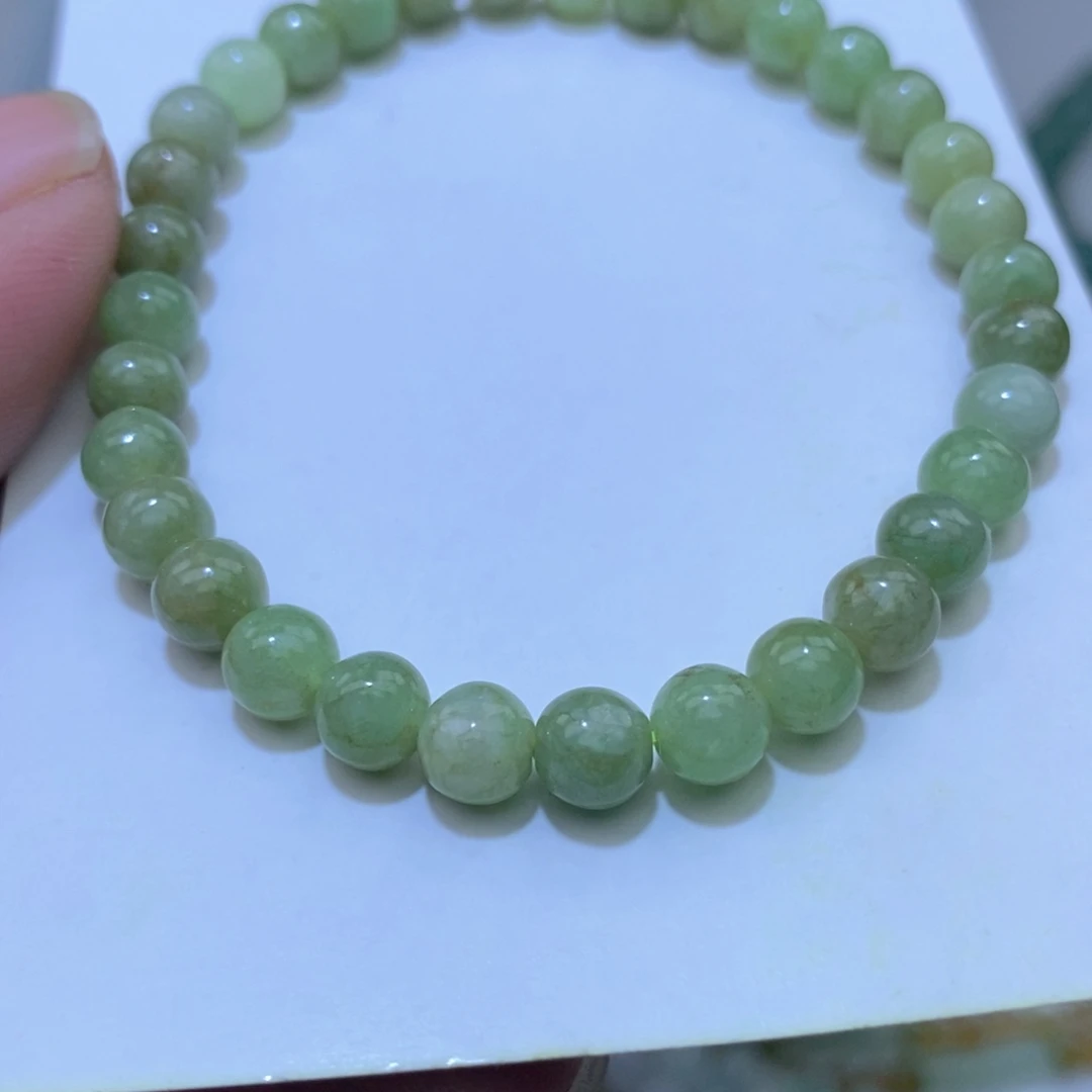 翡翠未镶嵌手链串串