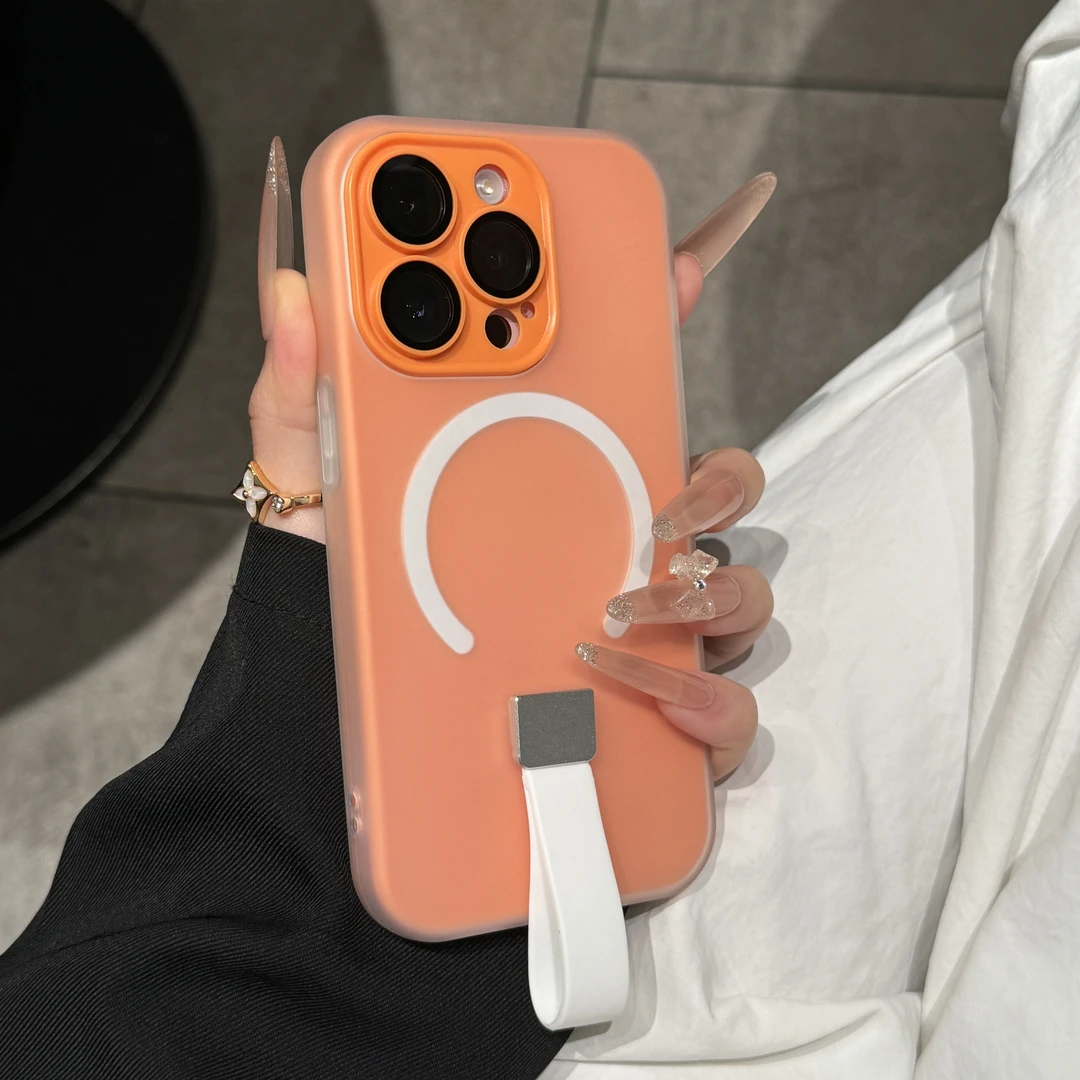 高颜值二合一磁吸适用苹果16/17promax手机壳iPhone15简约14/13硬