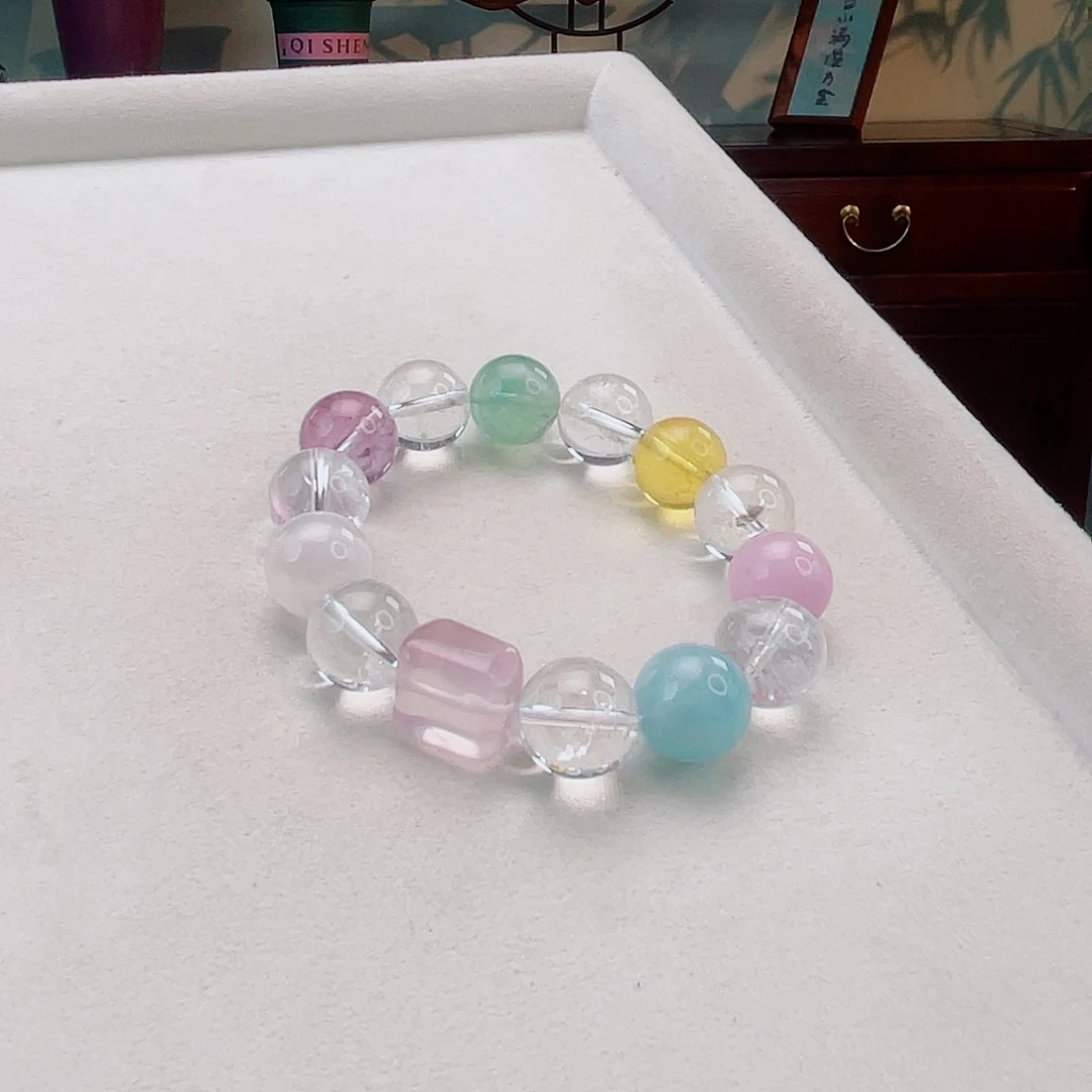 水晶手链未镶嵌多宝