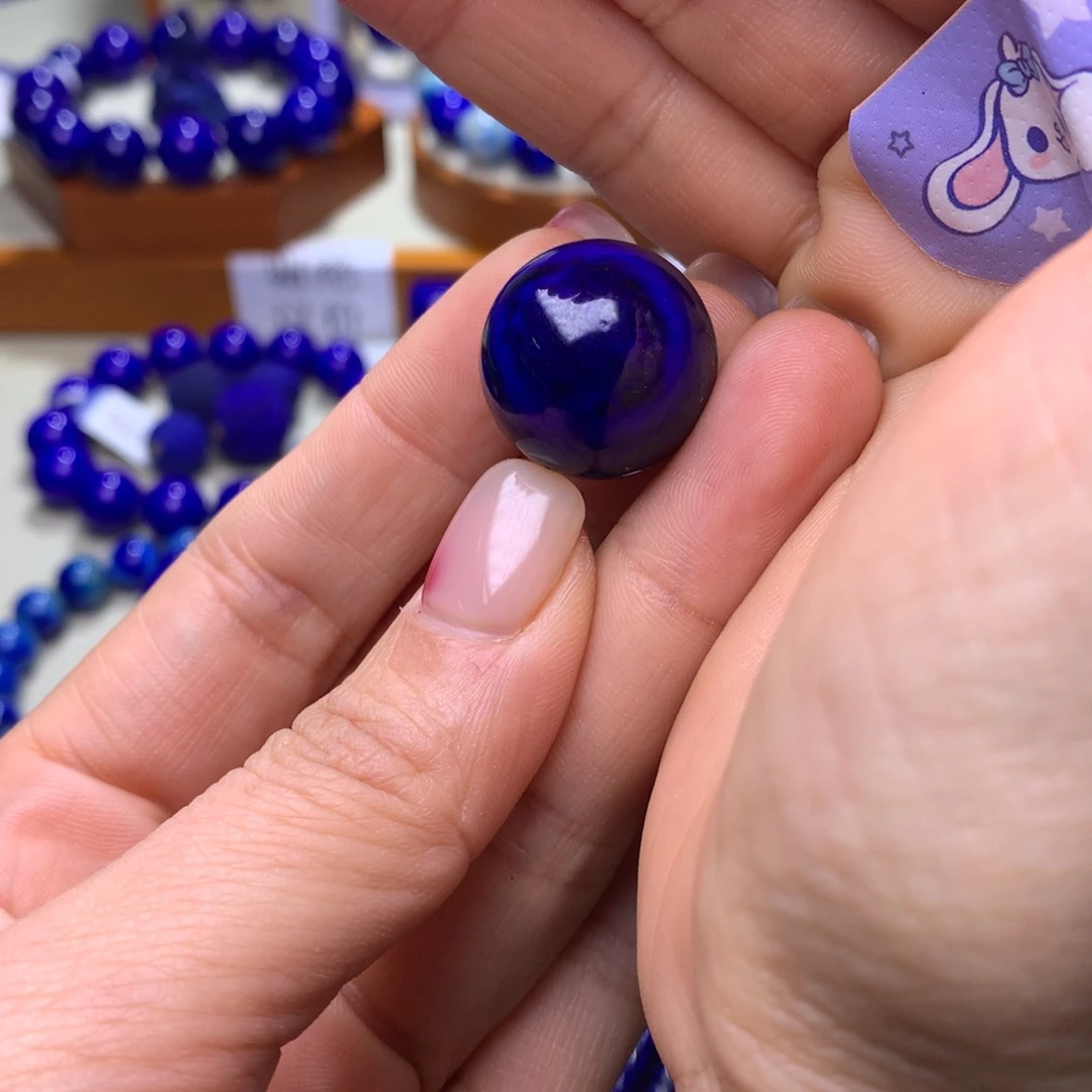 青金石单珠未镶嵌19.9mm