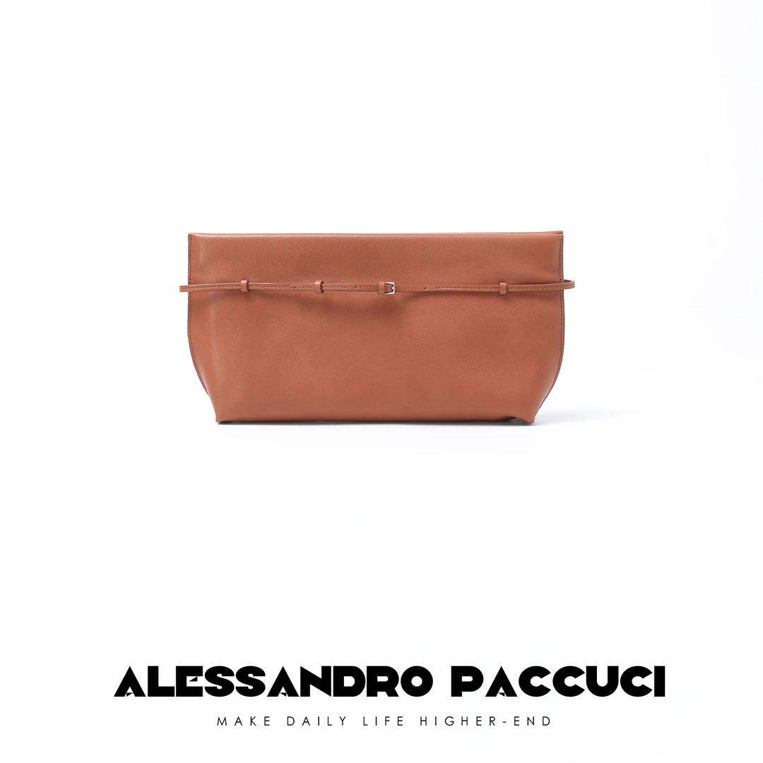 AP洛哥23680【予韵】牛皮+羊皮简约时尚百搭通勤手拿包