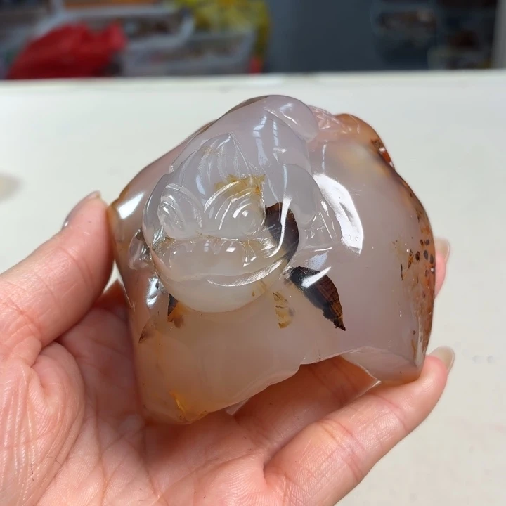 玛瑙/玉髓未镶嵌吊坠(不含链)