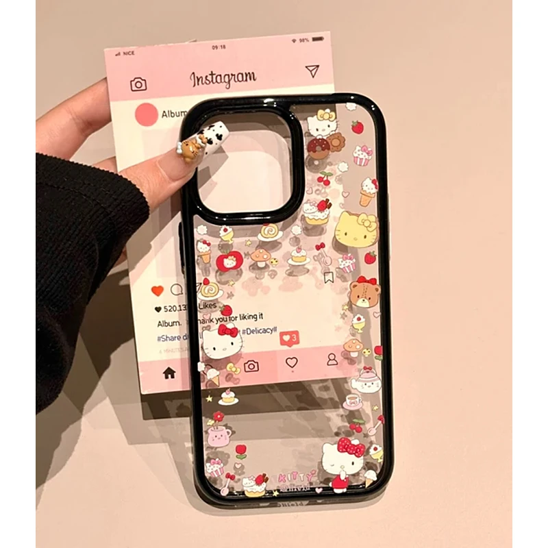 可爱凯蒂猫适用苹果16手机壳iPhone15promax/14小众13新款12女11