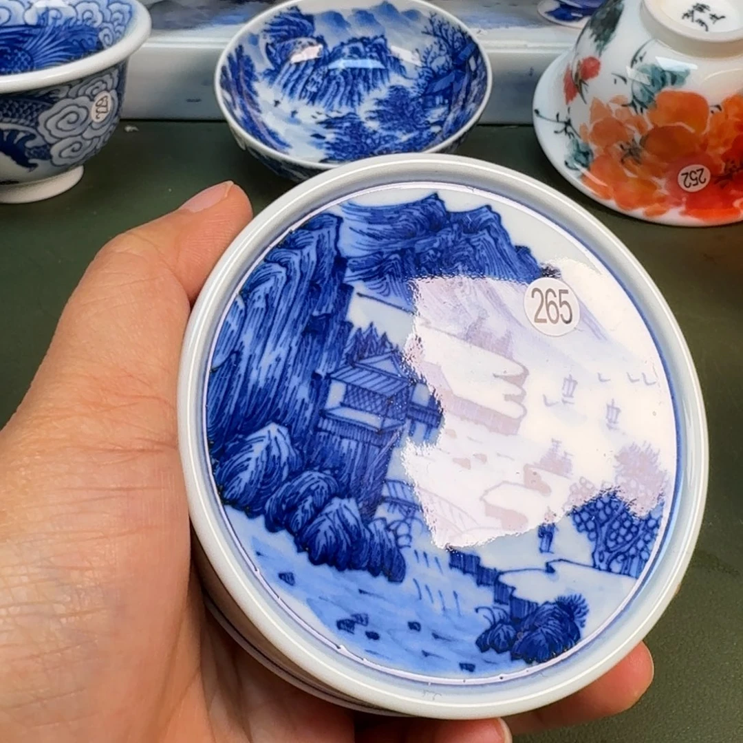 陶景德镇纯手绘茶具圆圆265