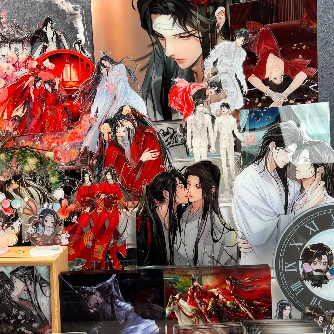 【魔道祖师】 周边//方片 4MM厚双层双面膜亚克力片片DIY配件