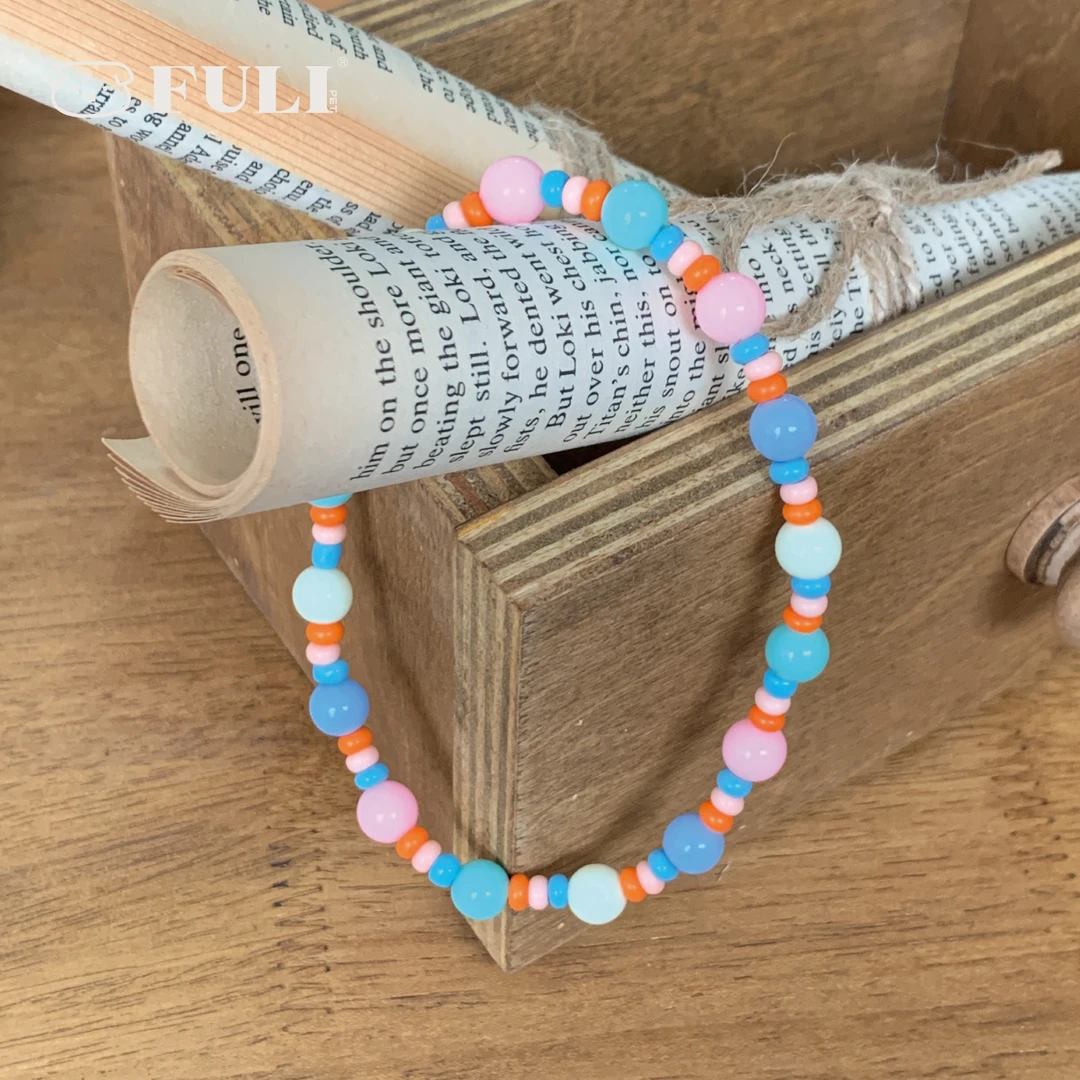 FULIPET「绵绵糖」弹力项链.假日系列.西施犬马尔济斯比熊雪纳瑞