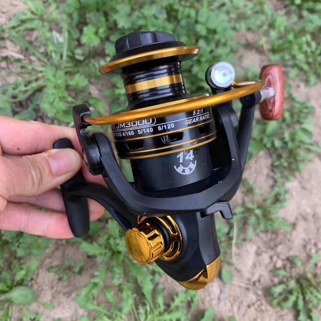 顺滑远投金属渔轮线杯3000型5000型纺车轮