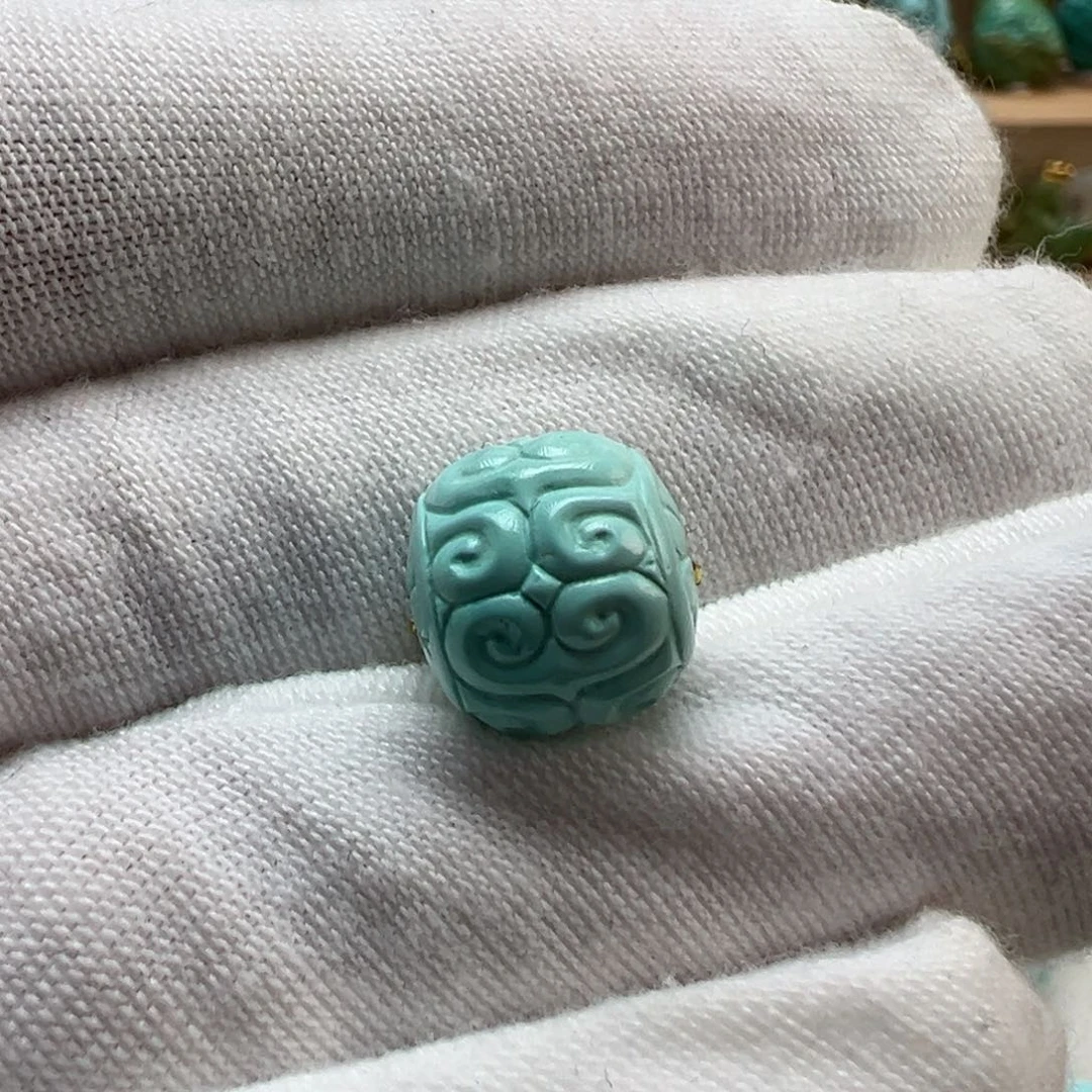 绿松石未镶嵌配饰10.9*10.1