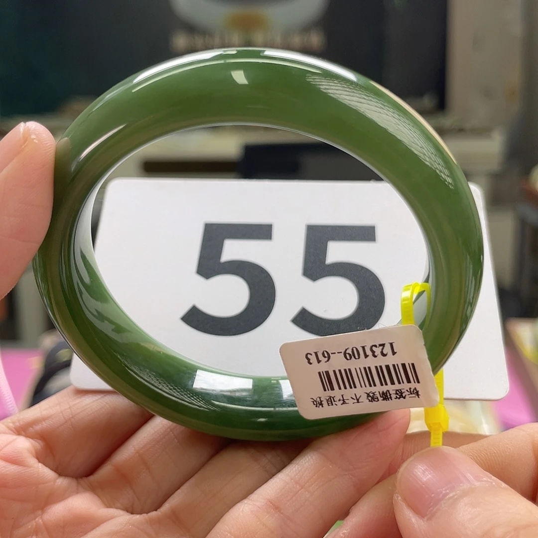 和田玉手镯未镶嵌27