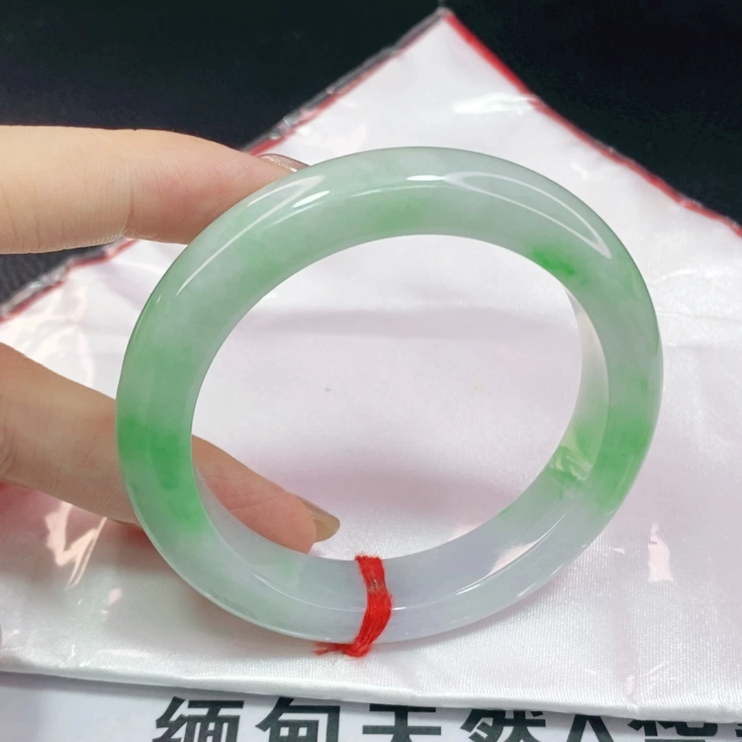 未镶嵌手镯翡翠54.3正圈
