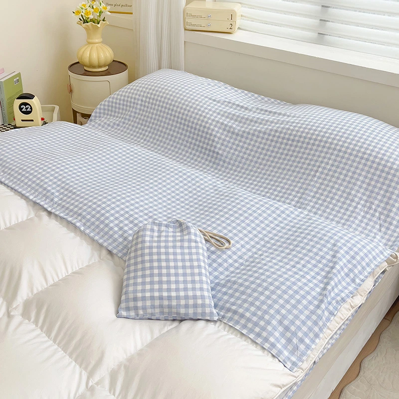 可水洗家用隔脏睡袋三件套旅行床单被套便携式四件套双人被罩旅游
