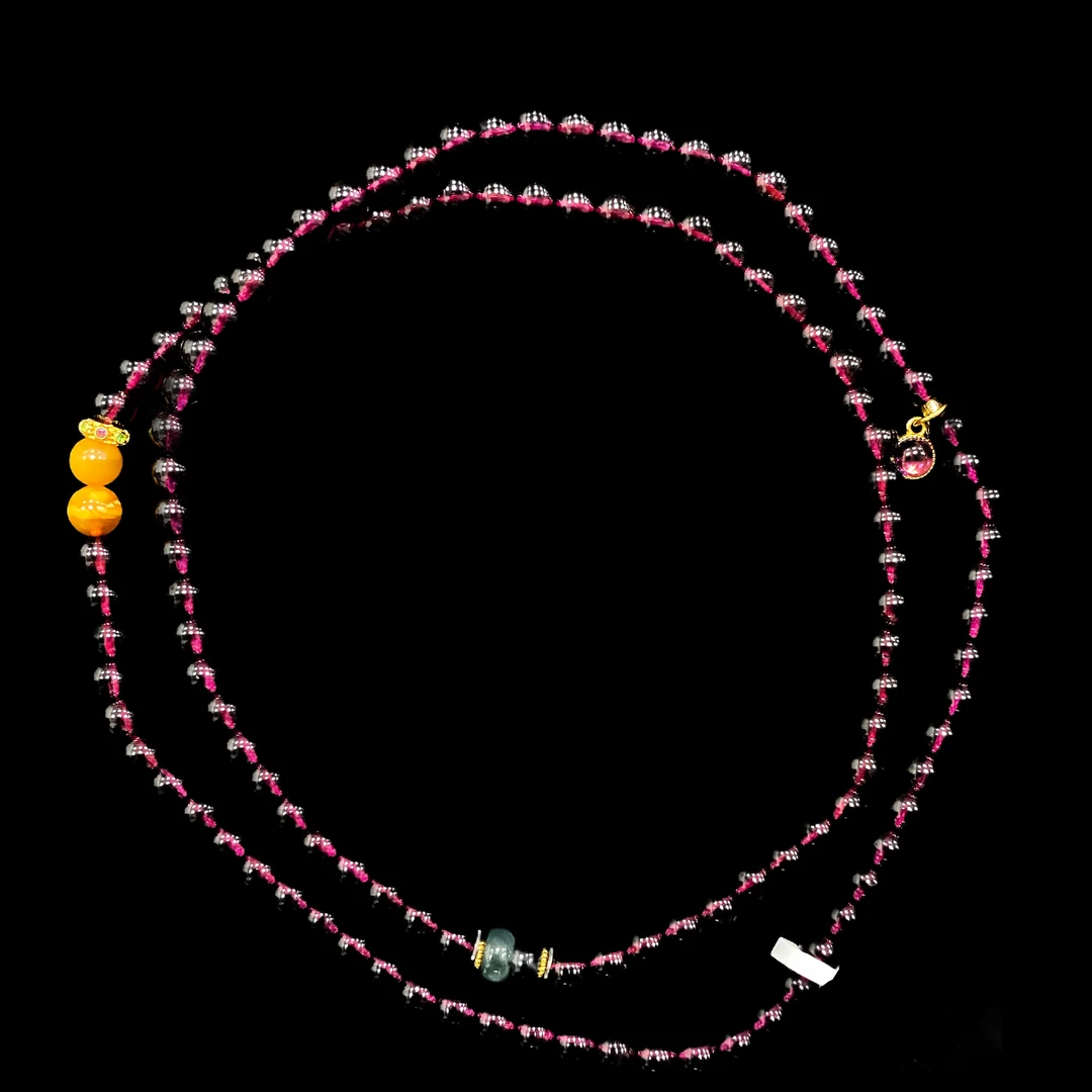 V8221石榴石手串孤品