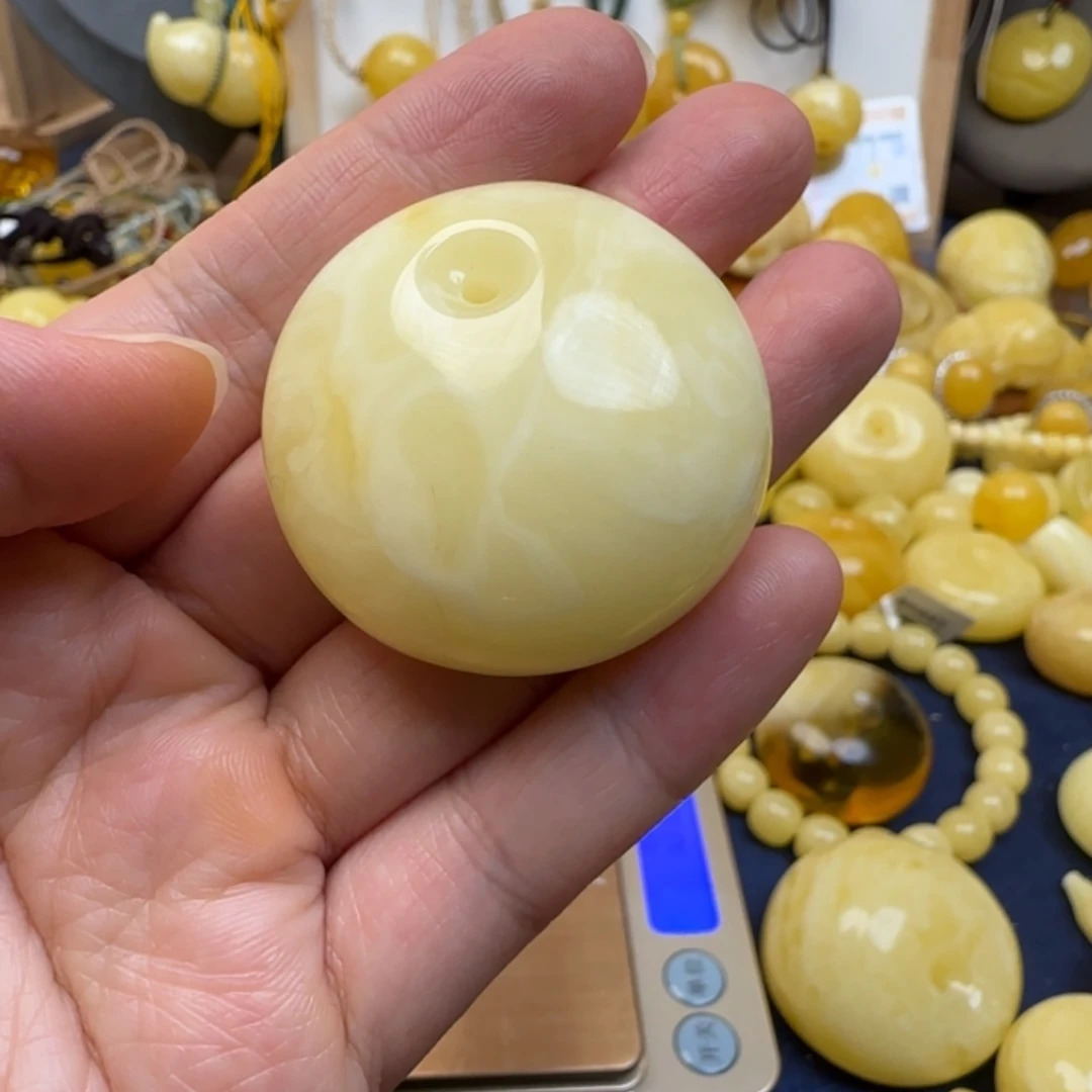蜜蜡未镶嵌颈饰天然蜜蜡