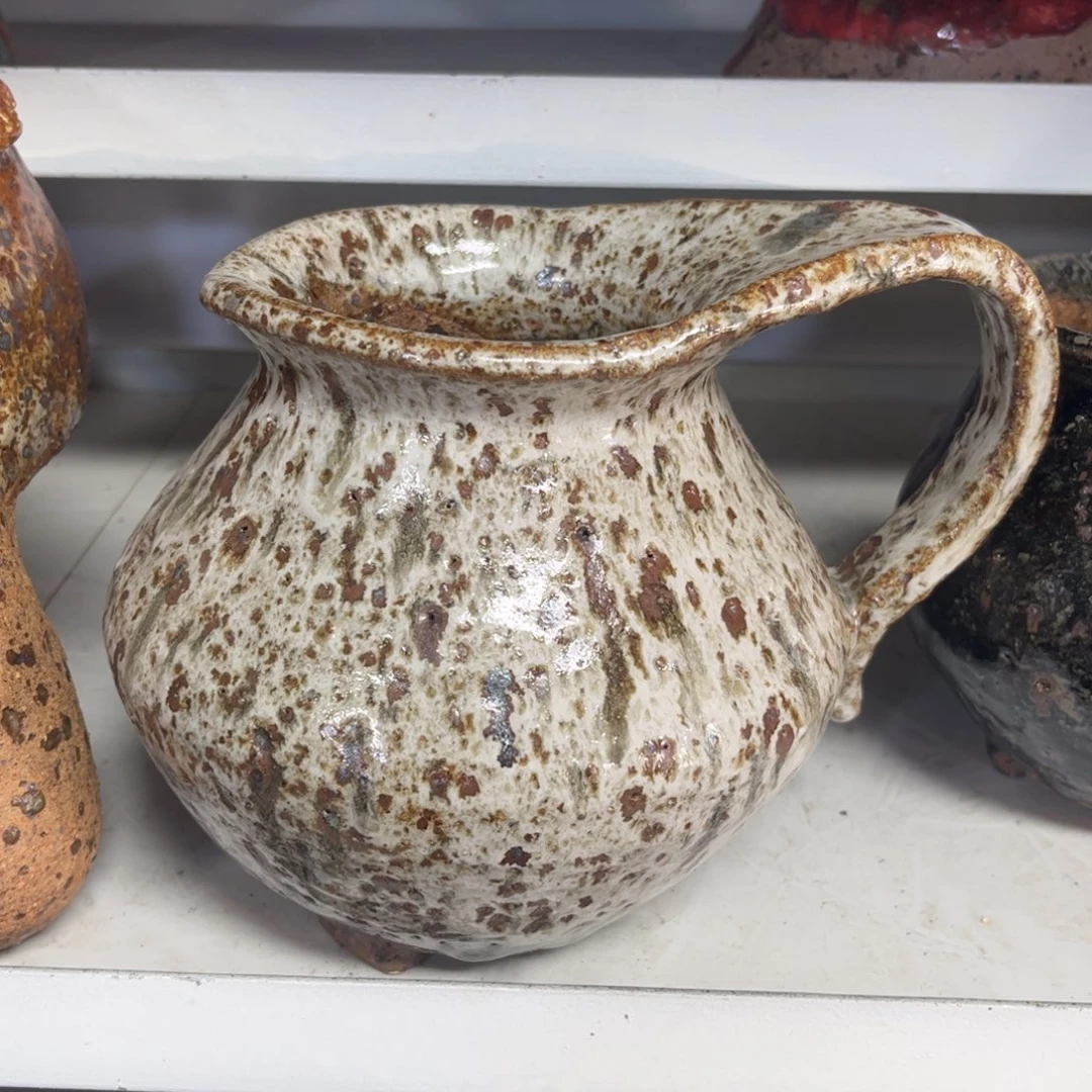 泥塑古镇炻陶花盆