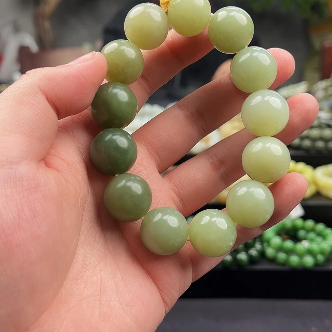 和田玉手串未镶嵌