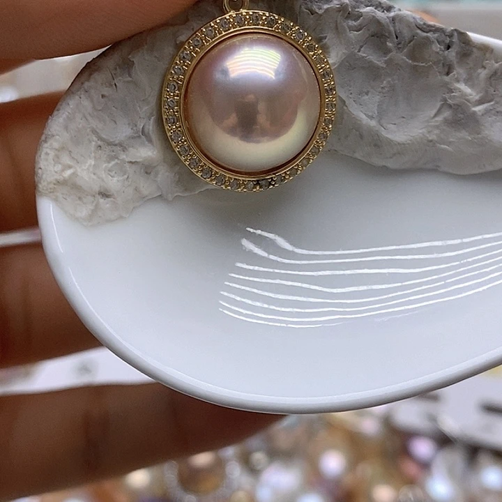 淡水珍珠未镶嵌吊坠(不含链)