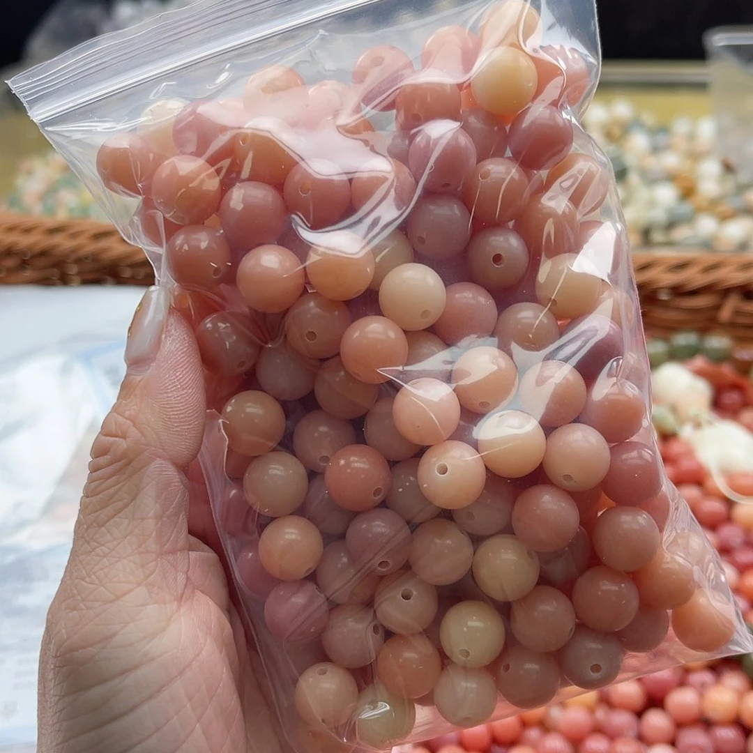 白玉菩提吊坠A/11mm/100颗锅底