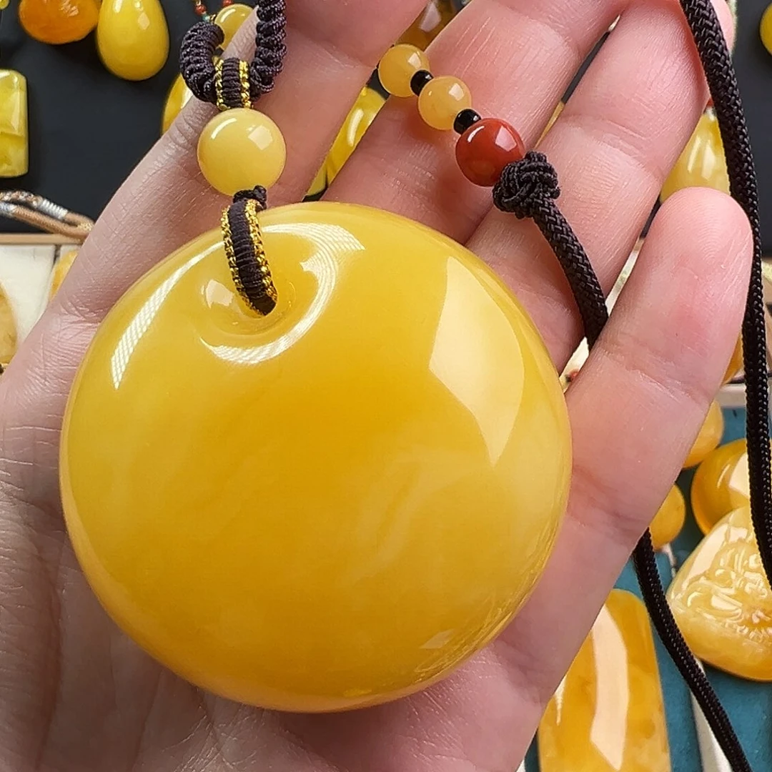 未镶嵌颈饰蜜蜡?***?蜜蜡