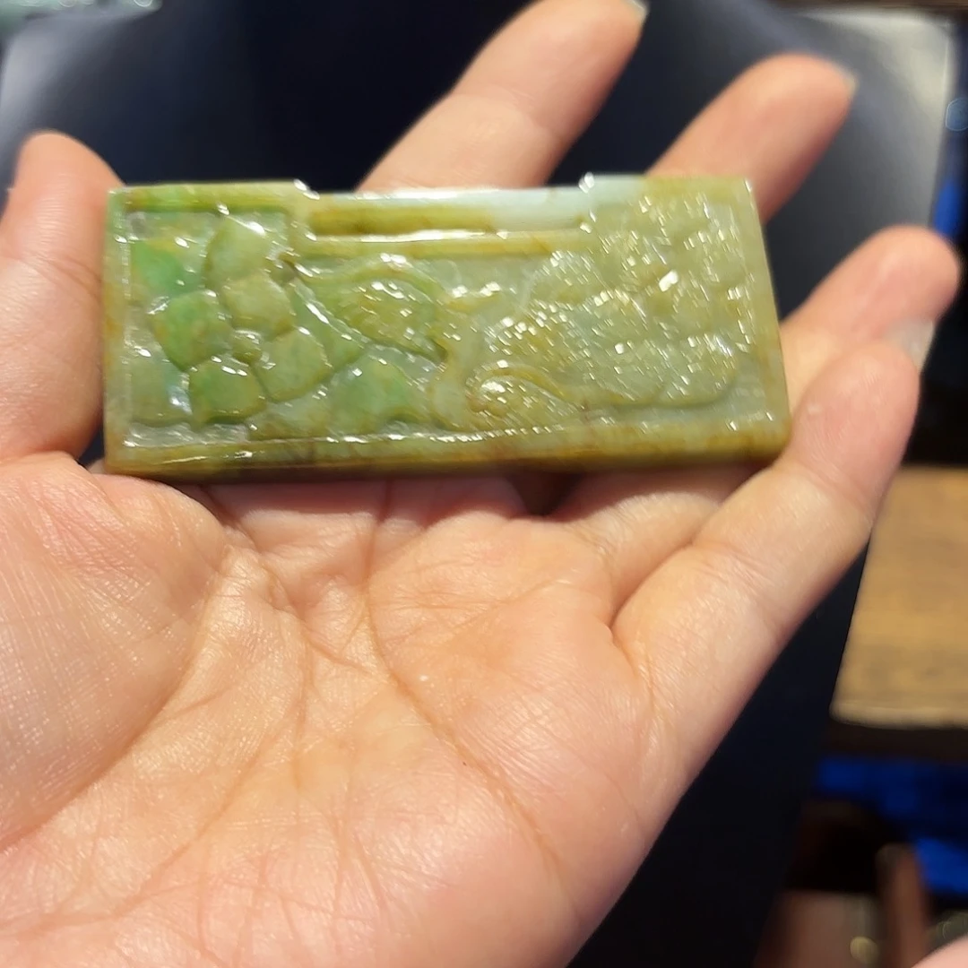 翡翠未镶嵌颈饰原创