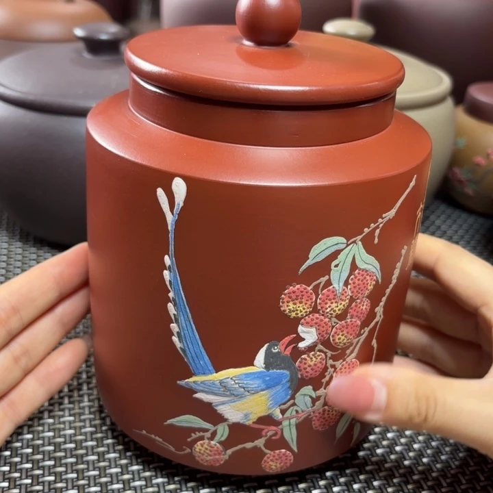 紫砂茶叶罐中高端紫砂茶叶罐
