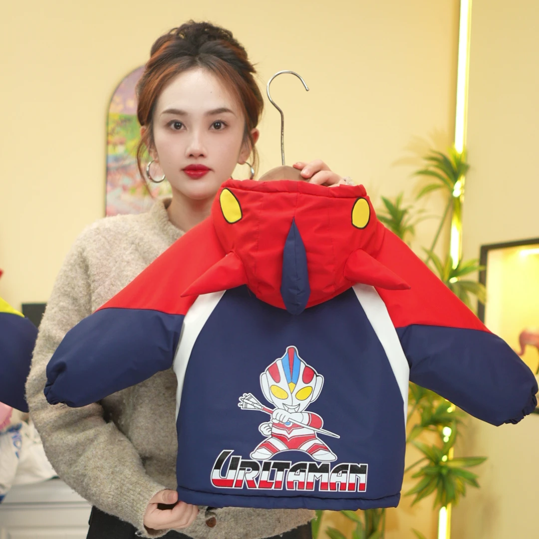 冬季中小童韩版棉服宝宝童装保暖儿童冬装加棉加厚棉衣洋气男童