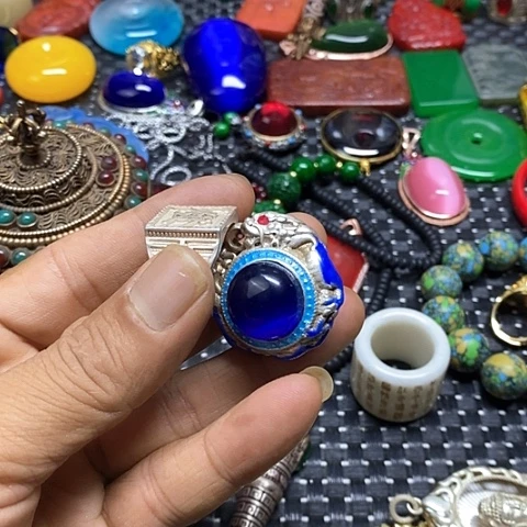瓷片瓷器紫砂壶摆件