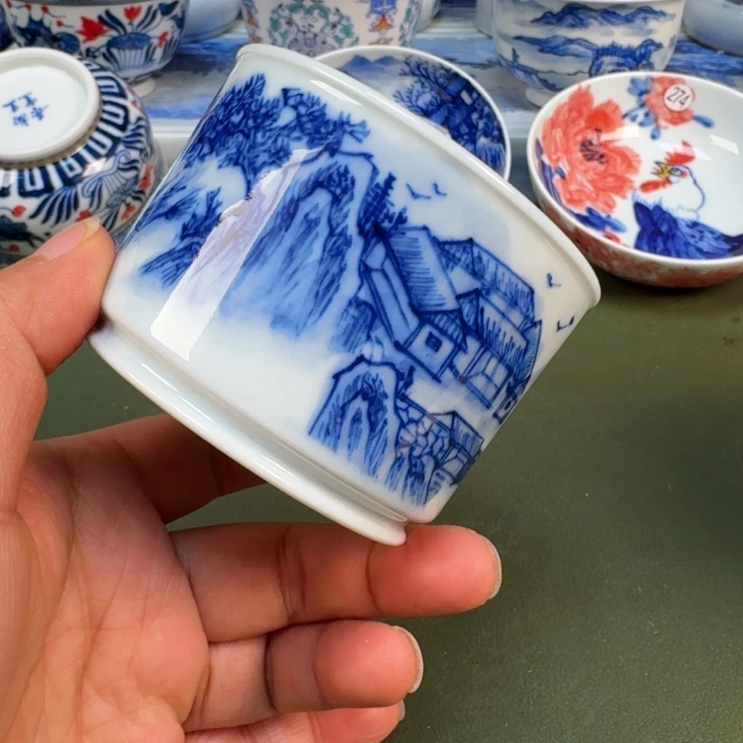 陶景德镇纯手绘茶具圆圆251