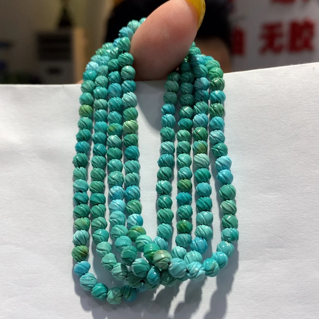 未镶嵌绿松石长链