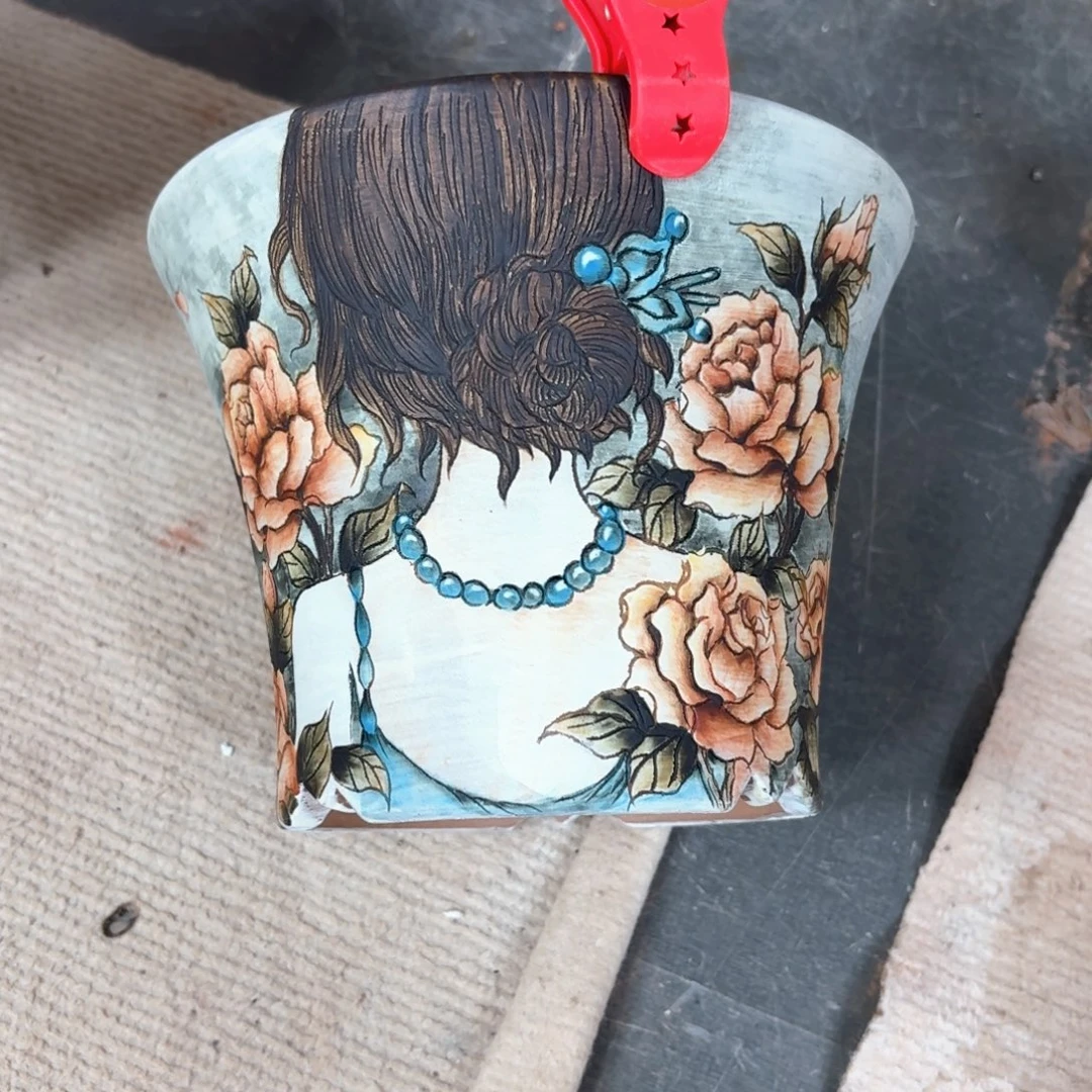 ****糖紫砂花盆陶瓷多肉花盆精品