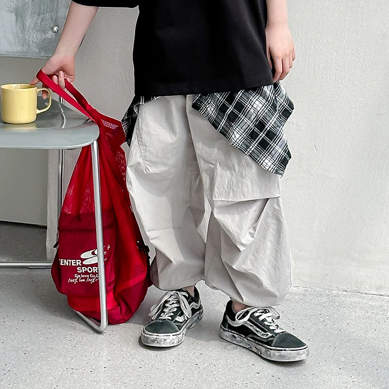 Mast『新风棉 速干』亲子装2025年夏季青少年男女同款休闲工装裤71