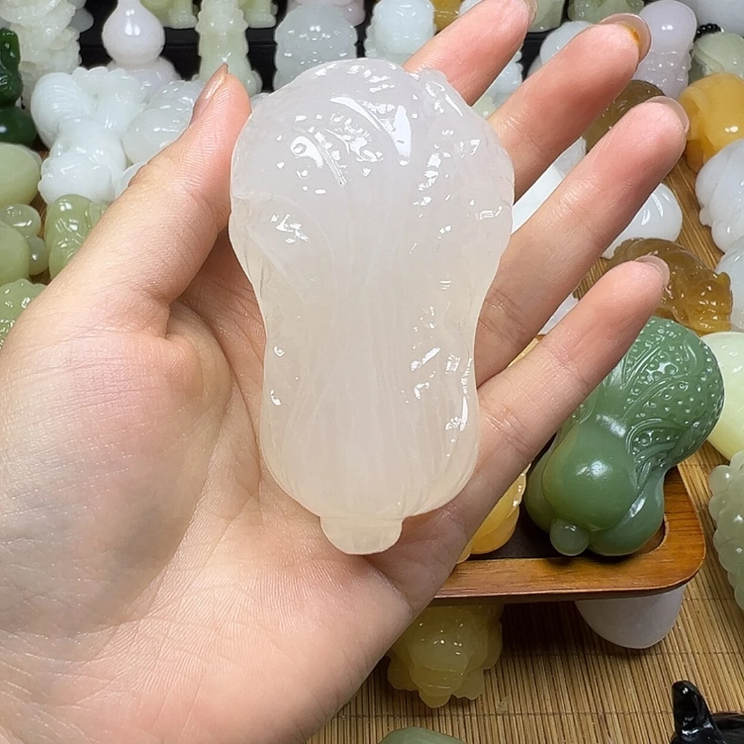 石材尉**王高冰白立体白菜