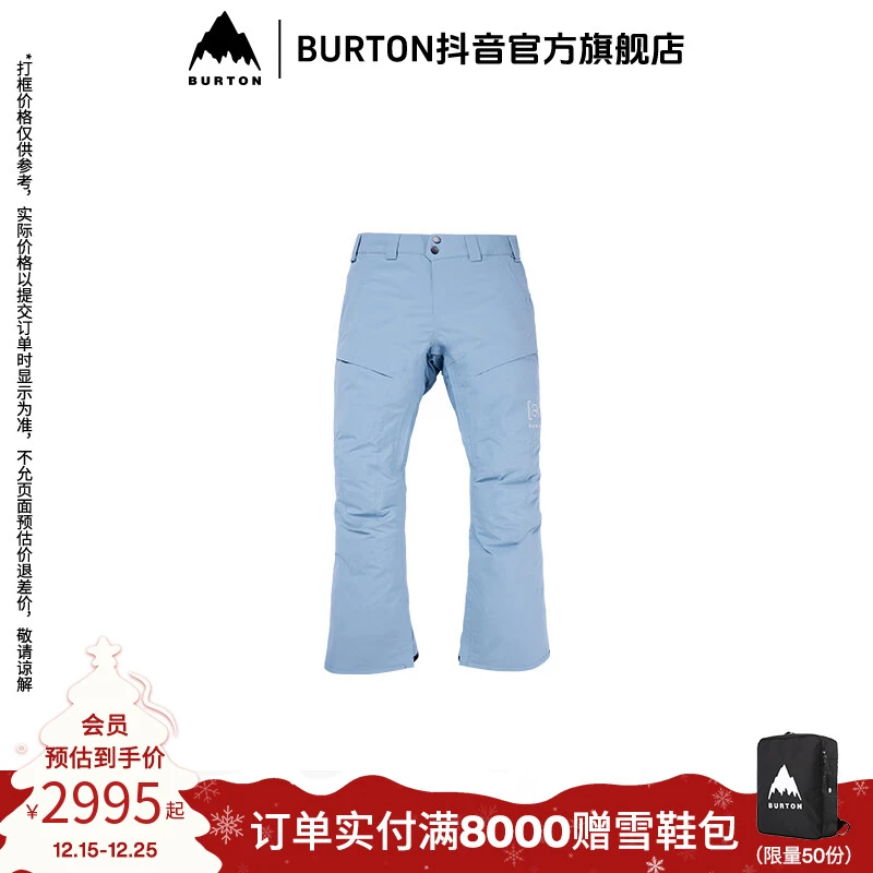BURTON伯顿官方旗舰店男士款[ak] SWASH滑雪裤防水GORETEX 2L