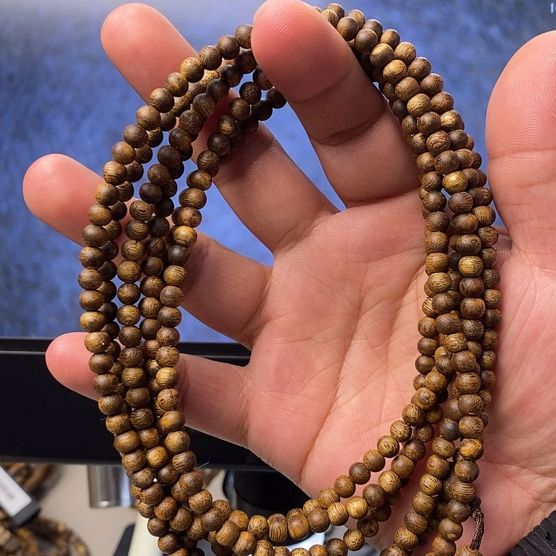 沉香手串圆珠05多圈多样性发一