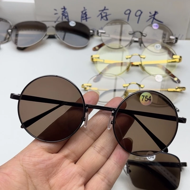 无框款全框复古圆，754