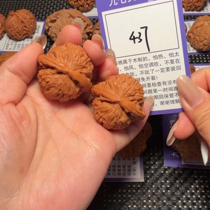 核桃文玩核桃437白狮子37