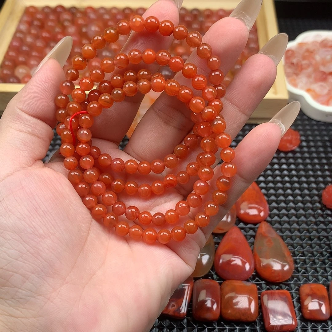 未镶嵌手链南红玛瑙