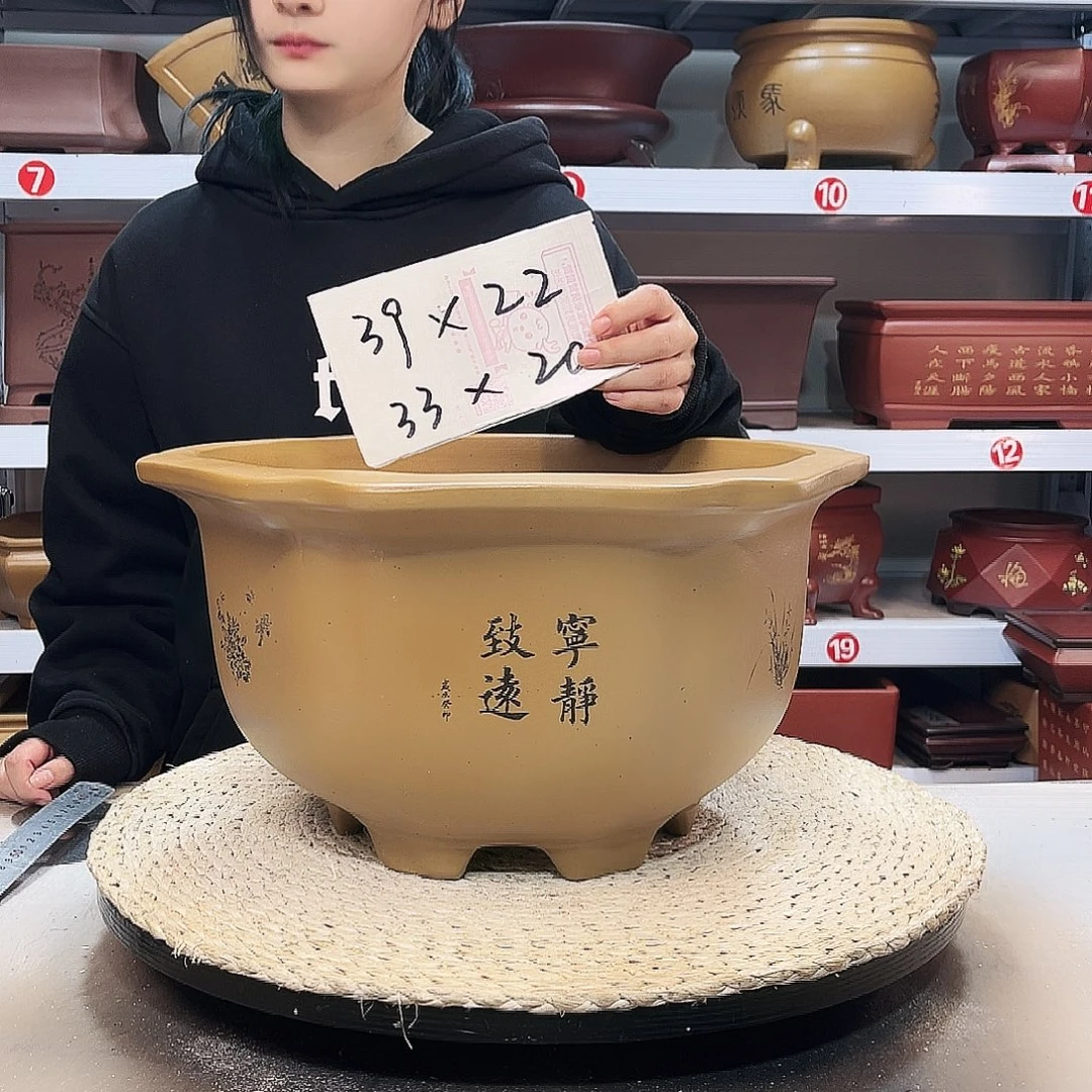 紫砂花盆紫砂花盆