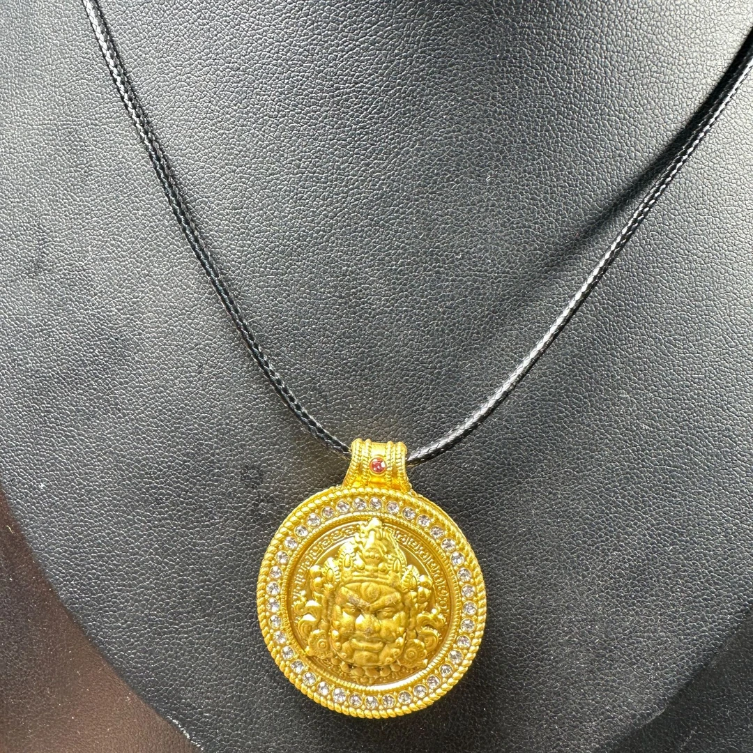 【国泰】高端玛瑙黄财神赠链