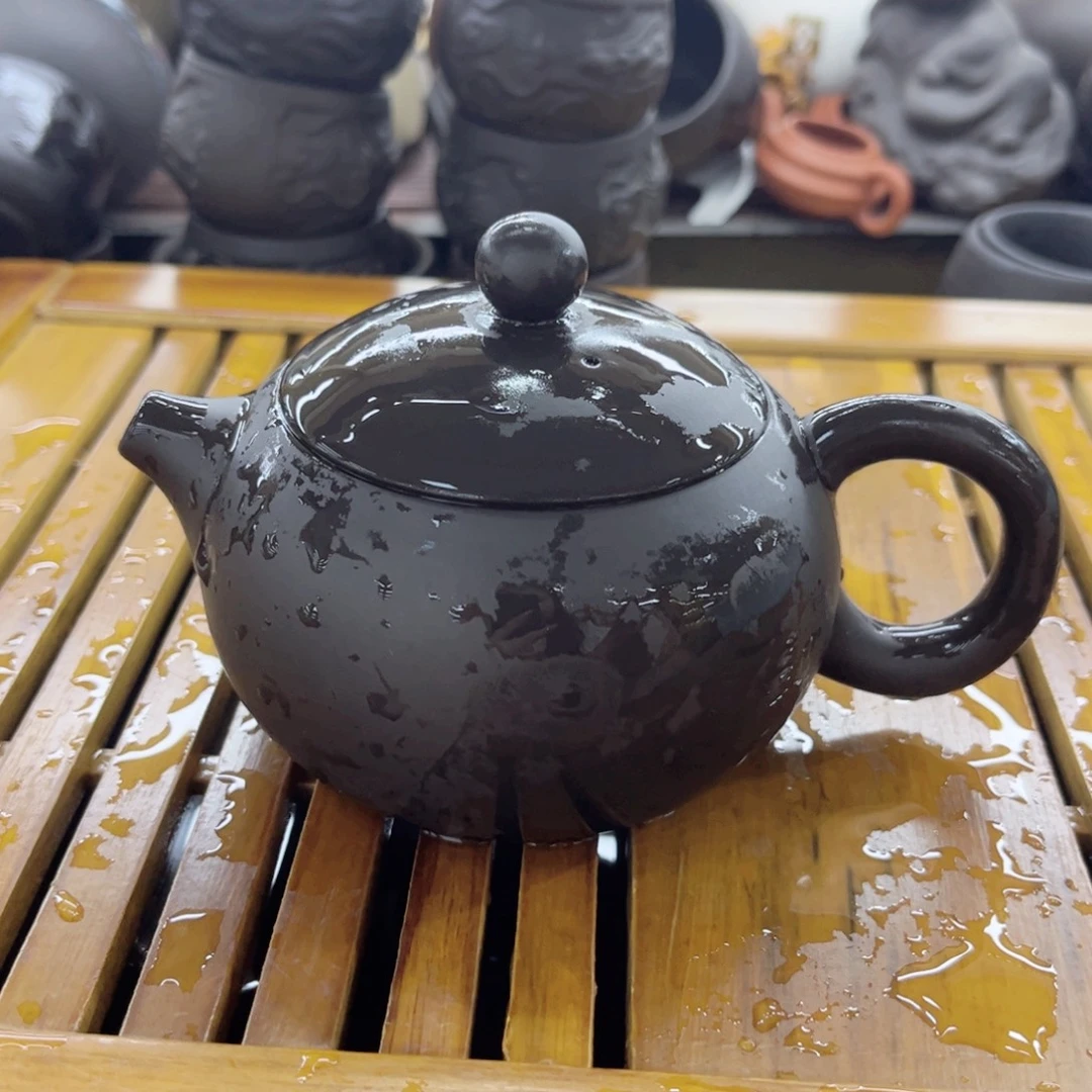 黑珍珠凤鸣西施壶