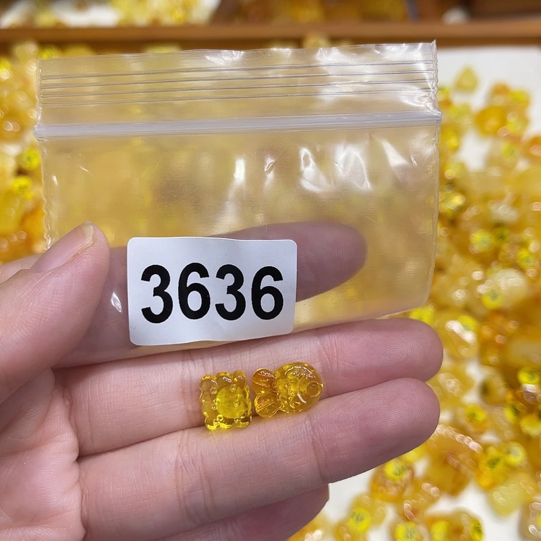 琥珀未镶嵌珠宝奇石