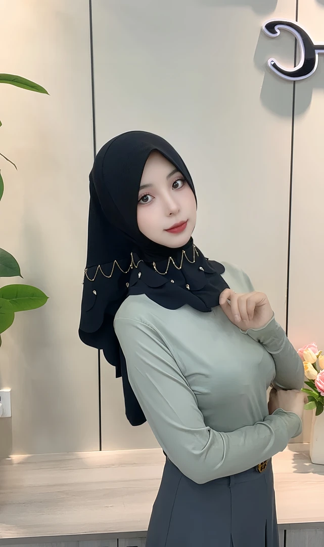 哚哈夏季定制重工花边软帽檐头套送吸扣