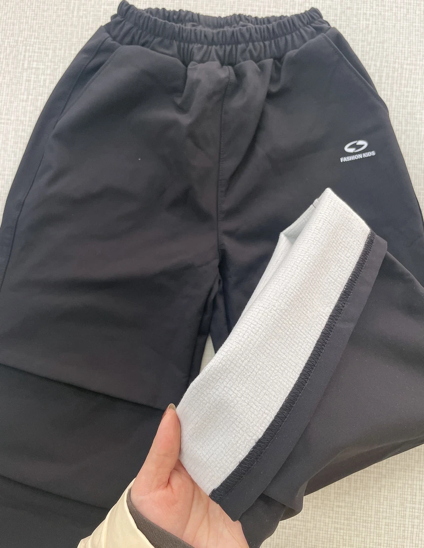 【加绒防风阔腿裤K656】童装偶有微瑕