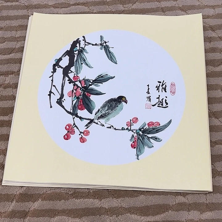 国画花鸟的翅膀和50.50