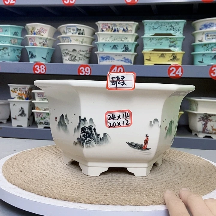 紫砂花瓶紫砂花盆