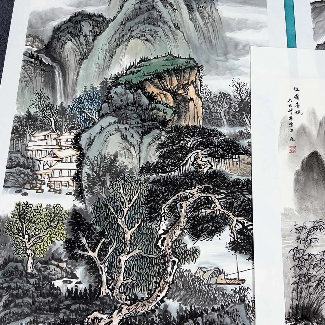 松***鼠国画W精品书画作品