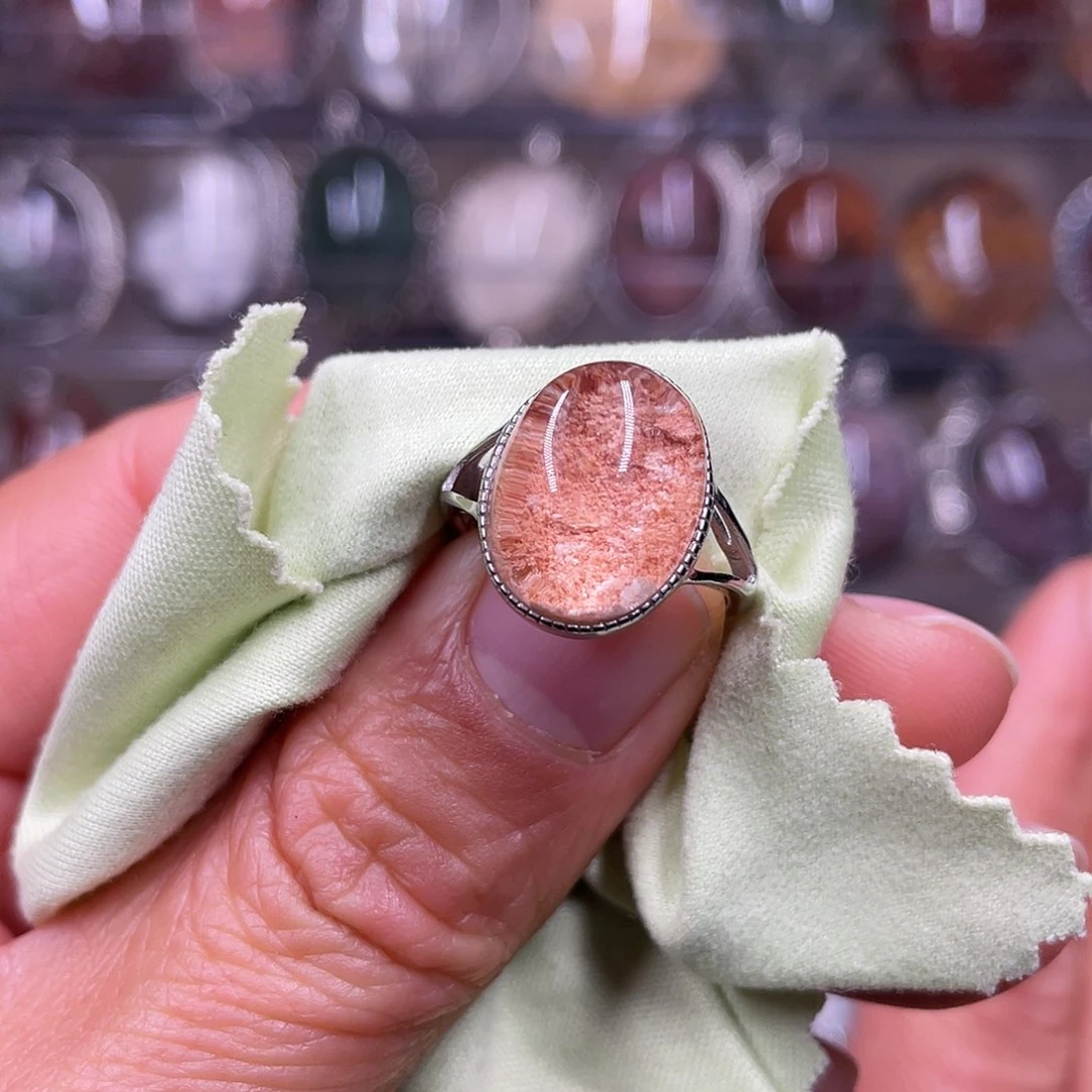 【闪购商品】水晶珠宝半成品银S925镶嵌戒指