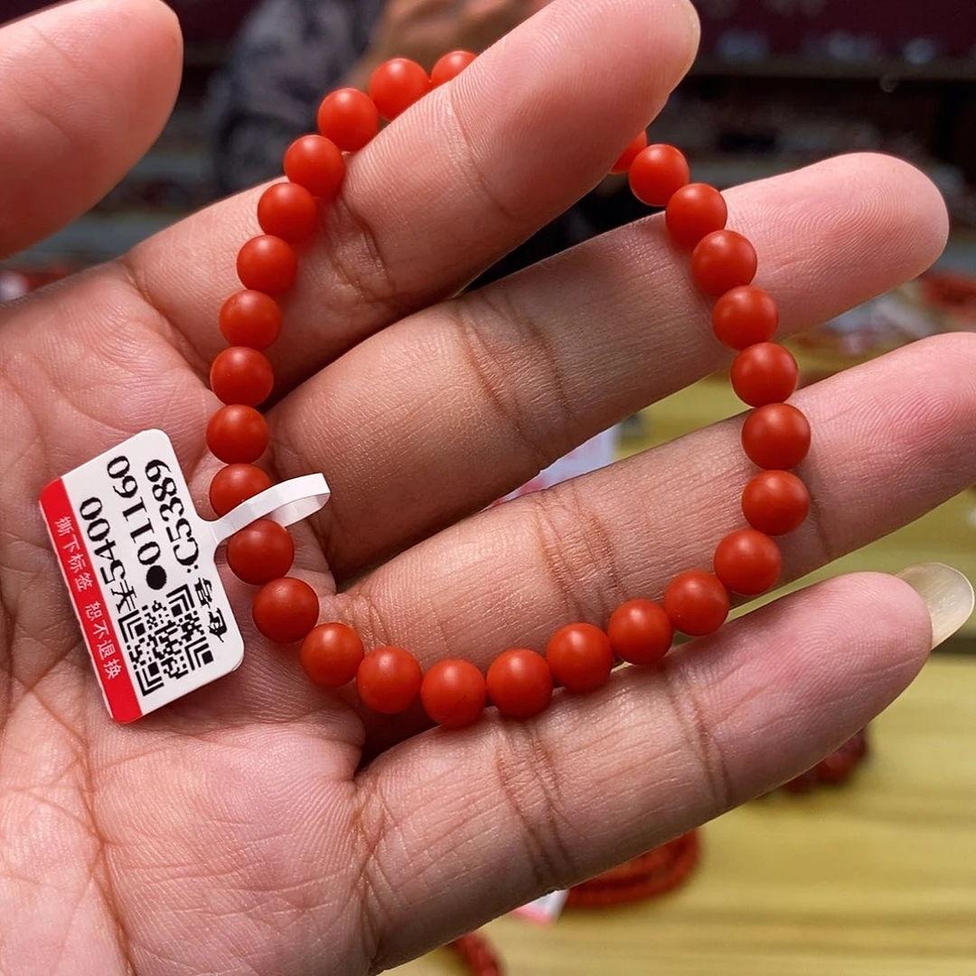 南红玛瑙南红手串6mm多样性发一未镶嵌