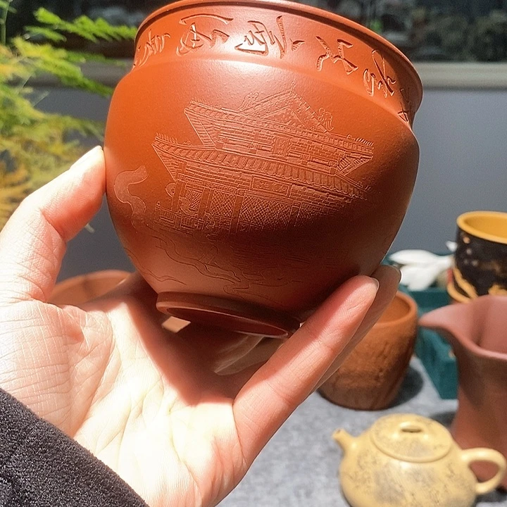 紫砂茶壶宜兴紫砂杯